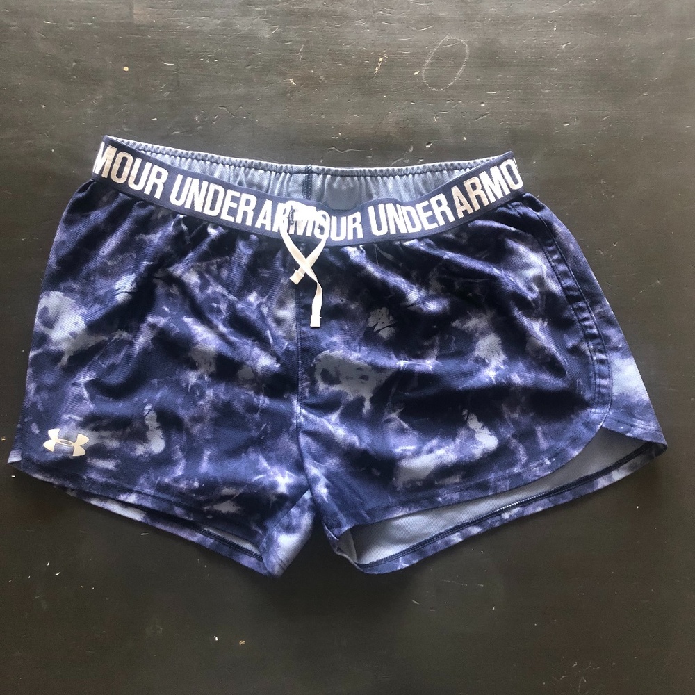 under armour tie dye shorts